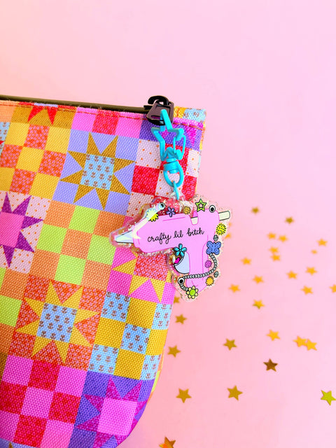 Crafty Lil Bitch Keychain