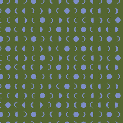 Cloud9 Fabrics, Firefly Moon, Lunar, Green