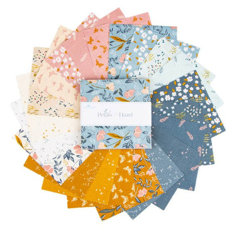 Riley Blake Designs, Simple Simon and Company, Petals & Hazel 5" Stacker