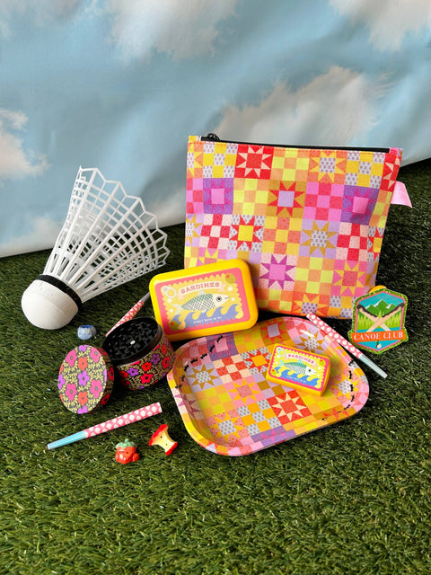 Large Patchwork Quilt Tray: Perfect