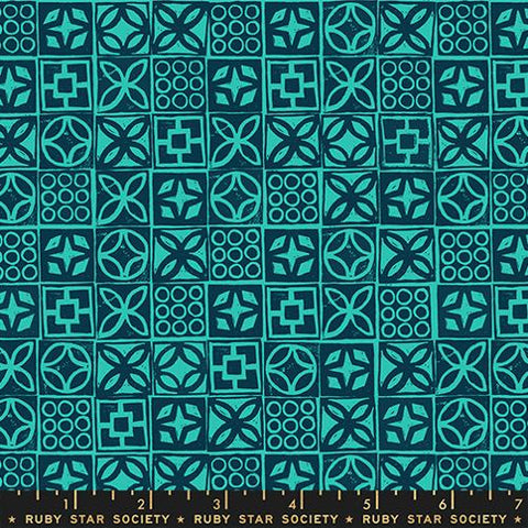 Ruby Star Society Poolside Too, Architectural Blocks, Peacock