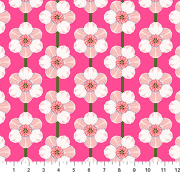Anna Maria Textiles, Anna Maria Perry, Iconic, Daffodil, Bubblegum