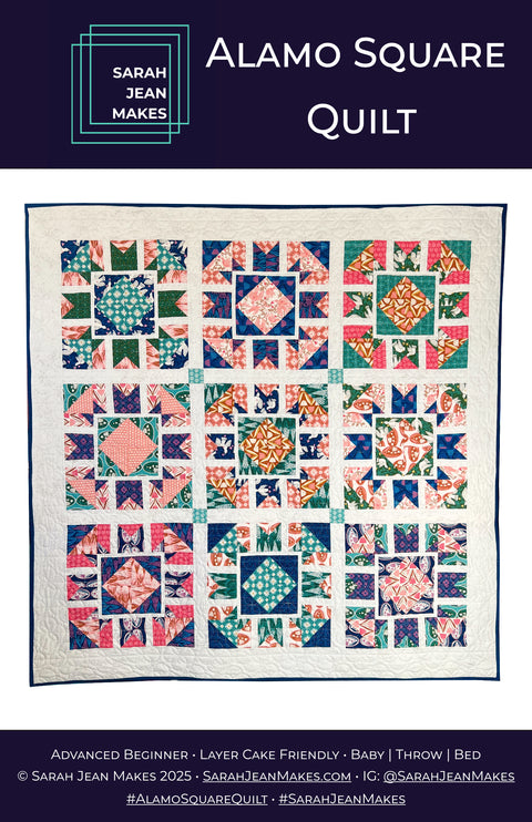 Alamo Square Quilt Pattern - Sarah Jean Makes