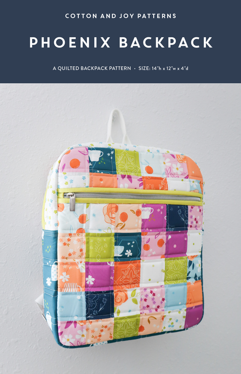Phoenix Backpack Pattern - Cotton and Joy