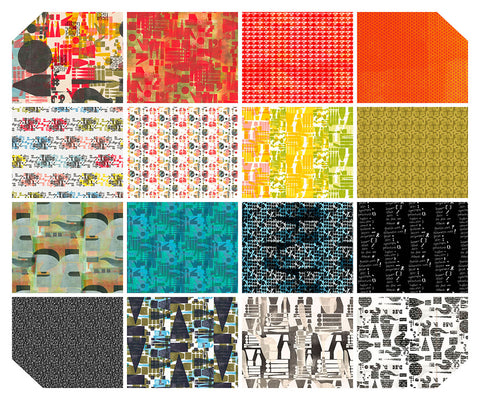 Free Spirit Fabrics, e bond, PUNCT Charm Pack