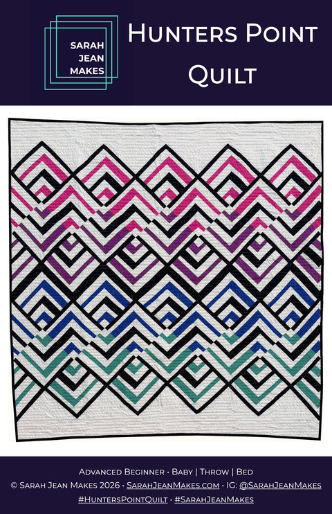 Hunters Point Quilt Pattern - Sarah Jean Makes