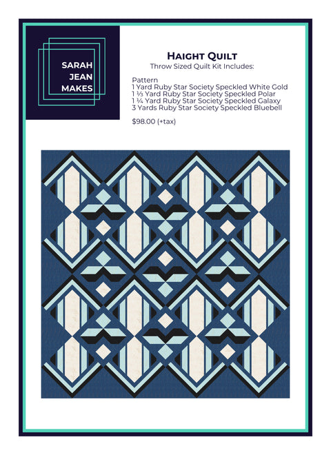 Sarah Jean Makes Haight Quilt Kit