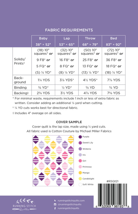 Mod Tops Quilt Pattern - Running Stitch Quilts
