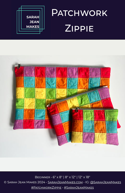 Patchwork Zippie Pattern - Sarah Jean Makes