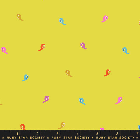 Ruby Star Society Washi Plus, Roll With It, Citron
