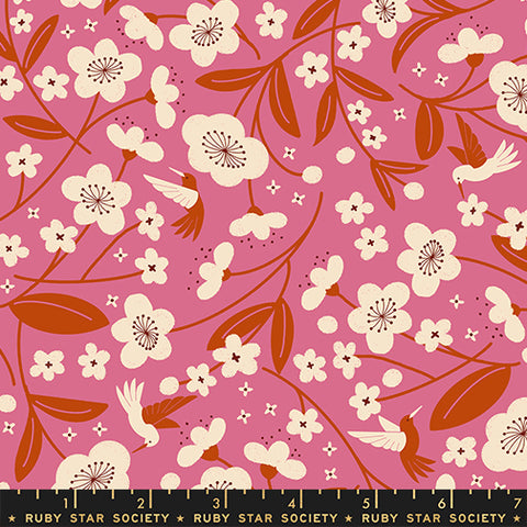 Ruby Star Society, Persimmon, Persimmon Blossoms, Hibiscus