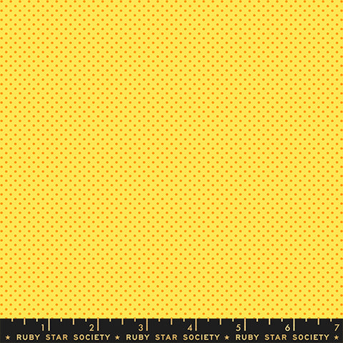 Ruby Star Society, 1 800 Calico, Mini Dot, Chrome Yellow