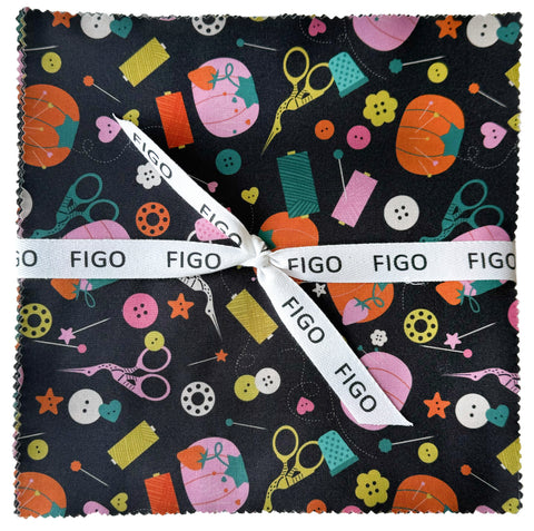 Figo, Sarah Hearts, Bits and Bobs, 10" Tile Pack