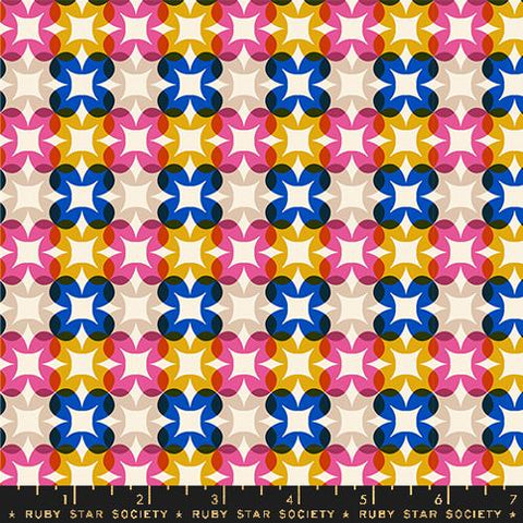Ruby Star Society Woodland Park, Flower Plaid, Blue Ribbon