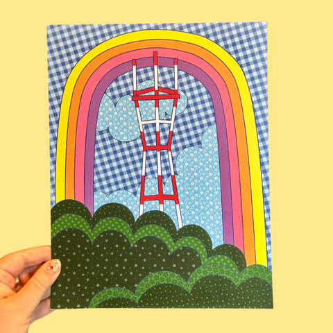 Sutro Tower Quilt Print