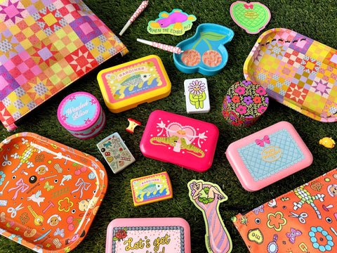 Large Patchwork Quilt Tray: Perfect